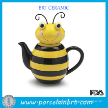 Special Bee Pattern Glossy Teapot